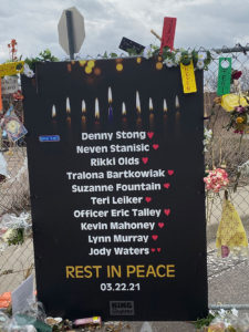 Names of victims in Boulder shooting